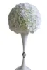 装飾的な花45cm 2pcs/lot結婚式人工アジサイローズロードリード2/3ラウンドテーブルセンターピースフラワーボールステージトンフェン