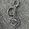 Chaveiros Nostalgia Slavic Eagle Keychain Viking Bird Nordic Runes Bag Charm Acessórios