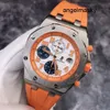 Современные часы с хронографом AP Наручные часы Royal Oak Offshore Series 26217BC Хронограф Мужской VIP ограниченный выпуск из 12 экземпляров из белого золота 18 карат