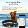 Tracker Hunde Katzen GPS Tracking PET GPS Tracker -Kragen Antilost -Gerät Echtzeit Tracking Locator Pet Collars für universelle Hunde