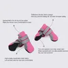Odzież dla psów 4PCS Sneakery odblaskowe Taśmę Połączową Wodoodporne buty szczeniąt przeciwne oddychające psy pens