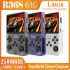 Oyuncular R36S Retro Handheld Video Oyunu Konsolu 64GB 15000+ Oyunlar 3.5 inç IPS Ekran Cep Oyunu Oyuncu Açık Kaynak Linux 3D Dualsystem