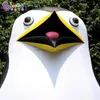 wholesale 8 mH (26 pieds) avec ventilateur Modèles de pingouins gonflables géants nouvellement fabriqués sur mesure, gonflage, ballons d'animaux gonflables pour fête, événement, décoration de zoo, jouets de sport