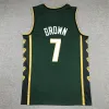 Jayson Tatum Retro Basketball Jersey Jaylen Brown BILL 6 RUSSELL LARRY 33 BIRD Kevin Garnett Paul Pierce Blanc Vert Noir Taille S-XXL