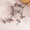 Dekorativa blommor Fake Fruit Flores for Home Millet Branch Simulated and Green Plants levererar bröllopsdekoration