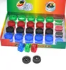 48pslot 2 pièces 30MM MINI acrylique en plastique dur tabac herbe broyeur Reggae broyeur tabac Grinder2673691