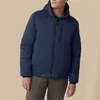 Designer canadien vers le bas parkas vestes d'hiver hommes à capuche en plein air léger Canada doudoune couple de luxe bleu marine manteau noir