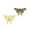 Alloy Animal Insect Brooch Creative Cartoon Cute Sun Moon Butterfly Shaped Enamel Badge