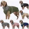 Vestes Vêtements de chien réfléchissants veste imperméable manteau pour animaux de compagnie hiver chaud vestes de chien en plein air avec velours moyen grand chiens vêtements de marche