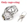 Stainless Steel Male Chastity Device Curve Cock Cage Chastity Belt Penis Ring With Arc Base Activities Lock Ring Sex Toys for Man