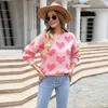 Women's Sweaters YEMOGGY Fashion Heart Love Knit Pullover Sweater Winter 2024 Casual Loose Full Sleeve Warm Thick