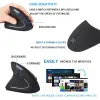 Topi Wireless Mano sinistro Vertical Mouse Ergonomic Gaming Mouse 2.4G 1600DPI Topi ottici USB Mause per PC per laptop per computer