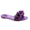 2024 Kvinnor Outdoor Slippers Womens Designer Sandaler Summer Beach Slides Gai Red Purple Inomhus Slide Fashion Slipper Storlek 35-42
