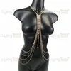 Perlen-Körper-Halsketten, Schmuck, luxuriöse Brustkette, Taillenkette, Körperkette, Mode für Frauen, sexy Bikinis, Strand-Accessoires, Goth 240221