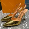 Tasarımcılar Ayakkabı Kırmızı Sandallar Kaşmir Moda Patchwork Slingbacks Saçlı Ayak parmakları Stiletto Topuk Sandal 9cm Yüksek Topuklu Sandal 35-42 Elbise Ayakkabı