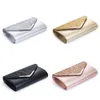 Dames Avondtasje Bruiloft Gouden Pailletten Clutch Portemonnee Keten Schoudertassen Kleine Feesthandtas Met Metalen Handvat