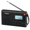 Radio Prunus J401録音可能ラジオAM FMラジオデジタルMP3プレーヤーBy TF Card Aux Wired Speakersポータブル充電式ラジオレシーバー