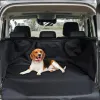 Transportörer Universal Car Seat Mat Pet som bär baksätet Cover Antidirty Antiscratch Protector Mat Cat Dog Safety Travel Accessories