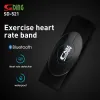 Équipement Sunding Moniteurs de fréquence cardiaque Équipement de sport Ceinture pectorale pour la course et le cyclisme Bande de fréquence cardiaque d'exercice sans fil Bluetooth intelligente