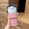 Vattenflaskor Personlig 600 ml 900 ml Tyeso Tumbler Coffee Cup Rostfritt stål Vakuum Termisk isolerad mugg Kylförvaring Ice stor kapacitet 230368