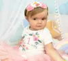 Girl039s Dresses Am 1st 2nd Today Baby Summer Short Sleeve Born Tutu Dress Girls Wreath Tulle Outfits Jumpsuit Birthday Gift 18209397