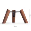 Accessoires GGMM Real Wood Stand pour HomePod Mini Conférencier, Dock en bois avec décoration de salle de cadre en métal cadeau d'anniversaire