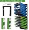 Stands New Game Disc Wall Mount Stand 14 CD Boxes Slots Storage Holder for Xbox One PS4 PS5 Nintendo Switch Games Cards Case Organizer