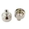 Capuchon à ongles en titane GR2 14mm 18mm, capuchon en carburateur avec un trou coudé 89mm, accessoires pour conduite d'eau Dabber Shisha