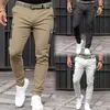 Pantalons pour hommes 2024 Mode Hip Hop Double Fermeture à glissière Quatre saisons Pur Coton Casual Sports Street Haute Qualité Straig