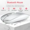 Souris souris sans fil souris Bluetooth Gamer souris d'ordinateur Rechargeable sans fil USB souris ergonomique souris silencieuse pour Ipad/Mac/ordinateur portable