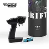 Turbo Racing 1 76 C61 C62 C63 Drift RC -bil med Gyro Radio Full Proportional Remote Control Toys RTR Kit för barn och vuxna 240223