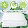 Coperture riutilizzabili 33FT Garden Frost Winter Plant Protection Cover da uccelli e insetti Protezione Rete di controllo Maglia lunga