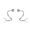 Stud Earrings 1pair Piercing Fashion Jewelry Earring Easy Wear Party Couples For Women Men Simple Dress Up Heart Star Shape Elegant