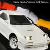 CARS LDRC LD1802 RX7 1/18 RC DRIFT CAR 2.4G 2WD RC CAR مع LED LID