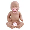 Poupées IVITA 14 pouces non peint corps complet Silicone Bebe Reborn fille "coco" poupée avec aimant sucette réaliste bébé bricolage blanc enfants jouets