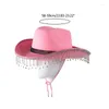 Bérets chapeau de Cowboy pour femmes, accessoires de fête, Cowgirl pour adultes, Costume du Far West, décoration à thème de carnaval, vente en gros