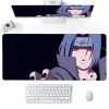 Kuddar Naruto Itachi Mousepad Stora spelmusdyna Lockedge Thicked Computer Tangentboardbord Desk matta