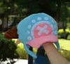 Bonés de bola One Piece Trafalgarro Hat Cosplay Plush Anime Periférico Algodão Chopper Boné de Beisebol Homens
