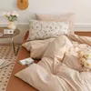 Bedding Sets White All Cotton Bed Sheet Single Piece Pure Summer Student Dormitory Person Duvet Double