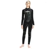 Costumi da bagno da donna Muta in neoprene da 5 mm Muta intera Maniche lunghe Muta da sub Elastico Nuoto Surf Snorkeling Kayak Sport