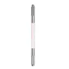 Machine 10pcs Microblading Pen Doubleheaded Crystal Acrylic Tattoo Manual Pen Permanent Makeup for 3d Eyebrow Lip Flex Round Needles