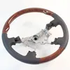 Steering Wheel Covers Wooden Leather For Toyota Land Cruiser 100 Prado 120 LC100 FJ120 GX460 Accessories