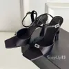 Slim High-Heeled Sandals Shoes Satin Ankle Band Purple Dress smal ord 10.5 cm Womens Luxury Designer