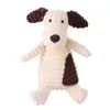 Dog Toys Tuggar Plush Dog Toy Animals Form Bite Resistenta Squeaky Toys Corduroy Dog Toys For Small Large Dogs Puppy Pets Training Accessories