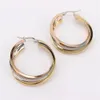 Multi color stainless steel earrings with button thread Leisure office party birthday gift Exquisite selling recommendLH1127 240227