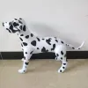 Brinquedos de plástico inflável modelo de cachorro pet shop adereços roupas de cachorro ferramentas fotográficas simulação brinquedos de animais