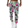 Pantalones De Chándal CJLM Estampado De Patrones Pantalones De Impresión 3D Flores De Cebra Pantalones Clásicos Coloridos Tropicales Moda Informal Estilo Callejero Divertido 7XL