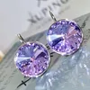 11.11 boucles d'oreilles à la mode avec cristal autrichien pour les femmes fête de mariage Bijoux de noël Bijoux Gilr cadeau 240227