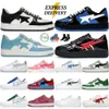 Staline Sta Casual Shoes Sk8 hommes Femmes Plateforme noire Bleu Orange Green blanc pastel rose rose rouge Jaune Mens Trainers Sport Scarpes