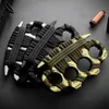 Four Thickened Tiger Finger Set Zinc Alloy For Legal Self Defense Ing Head Fist Buckle Ring 659425
